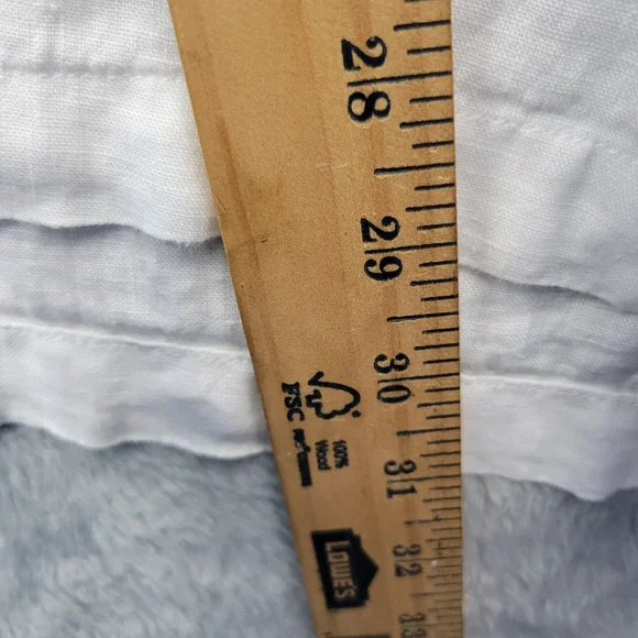 Murano Baird Mcnutt Mens Linen Shirt Size XL Floral Long Sleeve Button Front - Picture 4 of 12